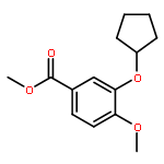 Benzoic acid,3-(cyclopentyloxy)-4-methoxy-, methyl ester