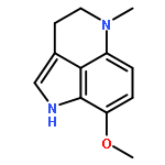 1,3,4,5-tetrahydro-8-methoxy-5-methyl-Pyrrolo[4,3,2-de]quinoline