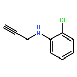 Benzenamine, 2-chloro-N-2-propynyl- (9CI)