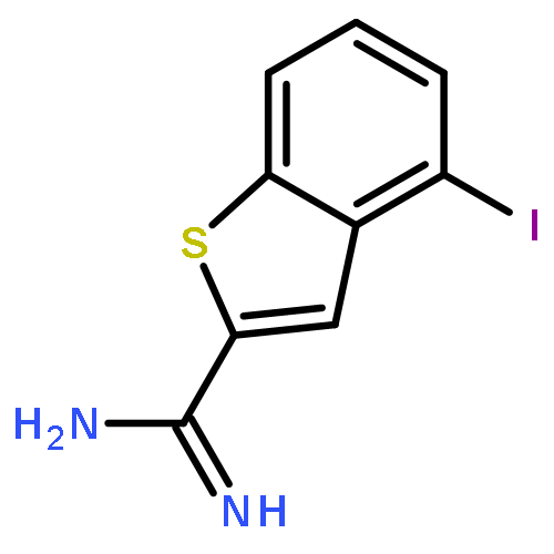 Benzo[b]thiophene-2-carboximidamide, 4-iodo-