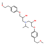 2-Propanol,1,1'-[(1-methylethyl)imino]bis[3-[4-(2-methoxyethyl)phenoxy]-