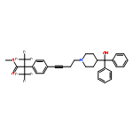 1-Dehydroxy-1-dehyro-fexofenadine-d6 Methyl Ester