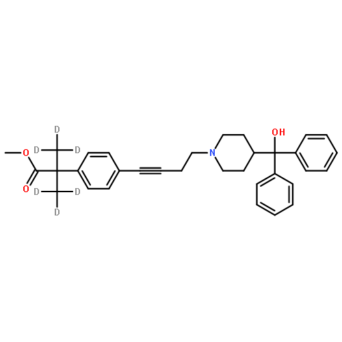 1-Dehydroxy-1-dehyro-fexofenadine-d6 Methyl Ester