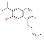 2-Naphthalenol, 7-methyl-3-(1-methylethyl)-8-(4-methyl-3-pentenyl)-