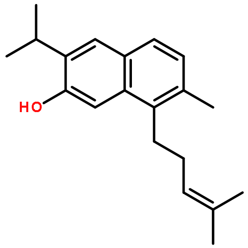 2-Naphthalenol, 7-methyl-3-(1-methylethyl)-8-(4-methyl-3-pentenyl)-