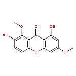 2,8-dihydroxy-1,6-dimethoxy-9H-xanthen-9-one