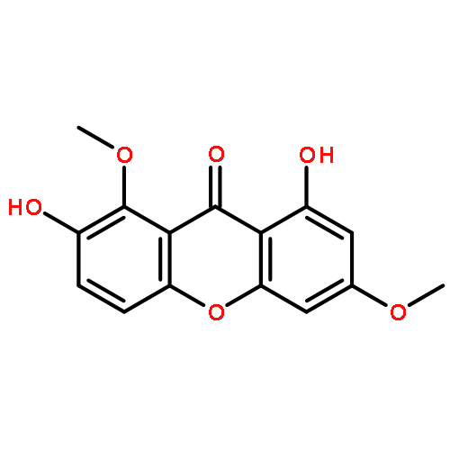 2,8-dihydroxy-1,6-dimethoxy-9H-xanthen-9-one