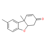 3(4H)-Dibenzofuranone, 4a,9b-dihydro-8,9b-dimethyl-, cis-