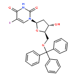 Uridine, 2'-deoxy-5-iodo-5'-O-(triphenylmethyl)-