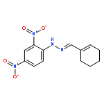 1-Cyclohexene-1-carboxaldehyde, (2,4-dinitrophenyl)hydrazone