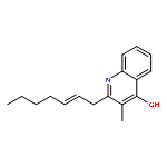 4-Quinolinol,2-(2-hepten-1-yl)-3-methyl-