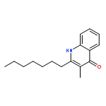 2-Heptyl-3-methyl-4(1H)-quinolinone