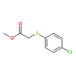 methyl 2-(4-chlorophenyl)sulfanylacetate