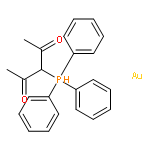 Gold, (1-acetyl-2-oxopropyl)(triphenylphosphine)-