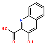 2-Quinolinecarboxylicacid, 3-hydroxy-