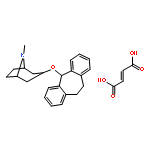 (1R,5S)-3-(10,11-dihydro-5H-dibenzo[a,d][7]annulen-5-yloxy)-8-methyl-8-azabicyclo[3.2.1]octane (2Z)-but-2-enedioate