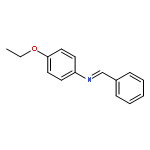 Benzenamine, 4-ethoxy-N-(phenylmethylene)-