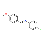 Benzenamine,4-chloro-N-[(4-methoxyphenyl)methylene]-