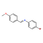 Benzenamine, 4-bromo-N-[(4-methoxyphenyl)methylene]-