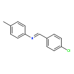 Benzenamine, N-[(4-chlorophenyl)methylene]-4-methyl-