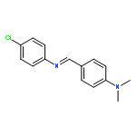 Benzenamine,4-[[(4-chlorophenyl)imino]methyl]-N,N-dimethyl-