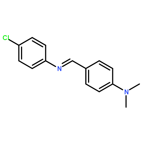 Benzenamine,4-[[(4-chlorophenyl)imino]methyl]-N,N-dimethyl-