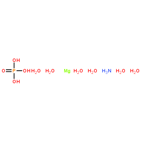 Struvite((NH4)Mg(PO4).6H2O)