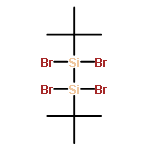 Disilane, 1,1,2,2-tetrabromo-1,2-bis(1,1-dimethylethyl)-