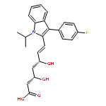 6-Heptenoic acid,7-[3-(4-fluorophenyl)-1-(1-methylethyl)-1H-indol-2-yl]-3,5-dihydroxy-,(3S,5R,6E)-