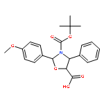 (2R,4S,5R)-3-(tert-Butoxycarbonyl)-2-(4-methoxyphenyl)-4-phenyloxazolidine-5-carboxylic acid