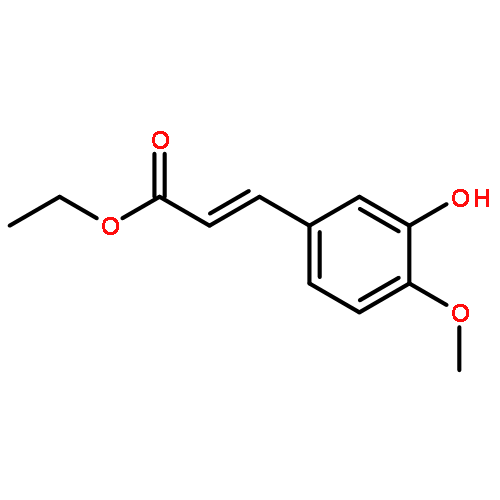 (E)-Ethyl 3-(3-hydroxy-4-methoxyphenyl)acrylate