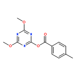 Benzoic acid, 4-methyl-, 4,6-dimethoxy-1,3,5-triazin-2-yl ester