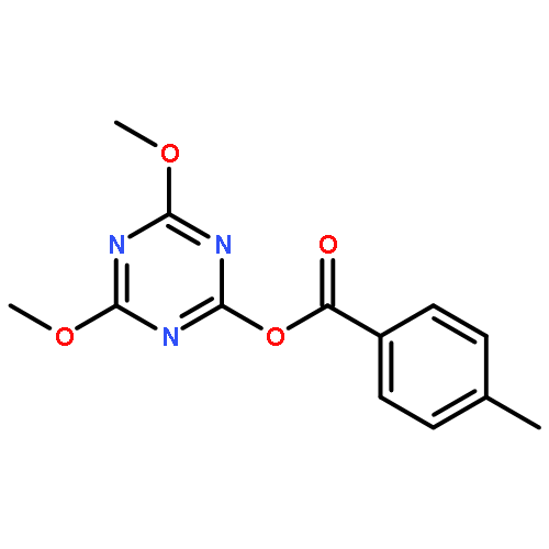 Benzoic acid, 4-methyl-, 4,6-dimethoxy-1,3,5-triazin-2-yl ester