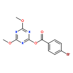 Benzoic acid, 4-bromo-, 4,6-dimethoxy-1,3,5-triazin-2-yl ester