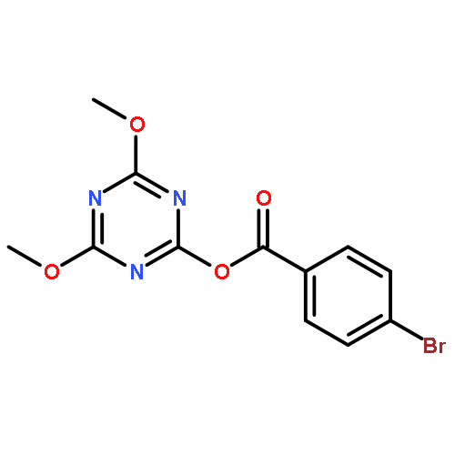 Benzoic acid, 4-bromo-, 4,6-dimethoxy-1,3,5-triazin-2-yl ester