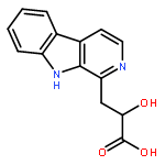 3-(9H-beta-carbolin-1-yl)-2-hydroxy-propionic acid