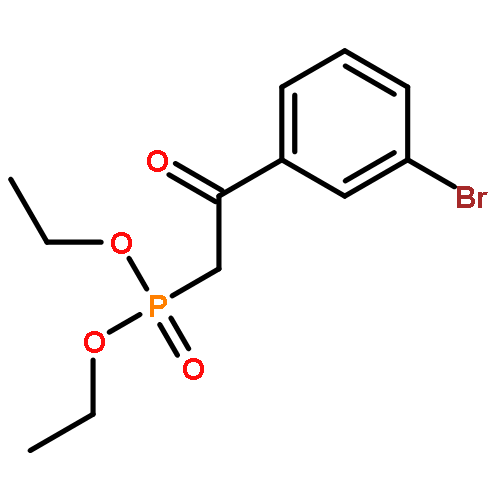 Phosphonic acid, [2-(3-bromophenyl)-2-oxoethyl]-, diethyl ester