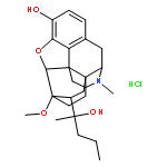 6,14-Ethenomorphinan-7-methanol,4,5-epoxy-18,19-dihydro-3-hydroxy-6-methoxy-a,17-dimethyl-a-propyl-, hydrochloride (1:1), (aR,5a,7a)-