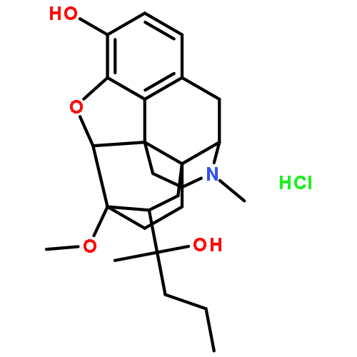 6,14-Ethenomorphinan-7-methanol,4,5-epoxy-18,19-dihydro-3-hydroxy-6-methoxy-a,17-dimethyl-a-propyl-, hydrochloride (1:1), (aR,5a,7a)-