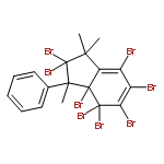 Octabromo-2,3-dihydro-1,1,3-trimethyl-3-phenyl-1H-indene