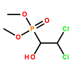 Phosphonic acid,(2,2-dichloro-1-hydroxyethyl)-, dimethyl ester (8CI,9CI)