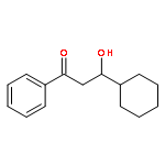 1-Propanone, 3-cyclohexyl-3-hydroxy-1-phenyl-