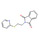 1H-Isoindole-1,3(2H)-dione, 2-[2-(2-pyridinylthio)ethyl]-