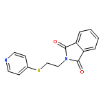 1H-Isoindole-1,3(2H)-dione, 2-[2-(4-pyridinylthio)ethyl]-