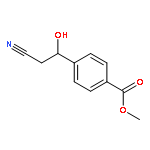 Benzoic acid, 4-(2-cyano-1-hydroxyethyl)-, methyl ester