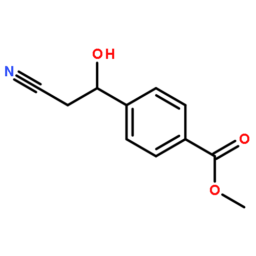 Benzoic acid, 4-(2-cyano-1-hydroxyethyl)-, methyl ester