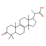 Pregn-8-ene-20-carboxylicacid, 4,4,14-trimethyl-3-oxo-, (5a,20S)- (9CI)