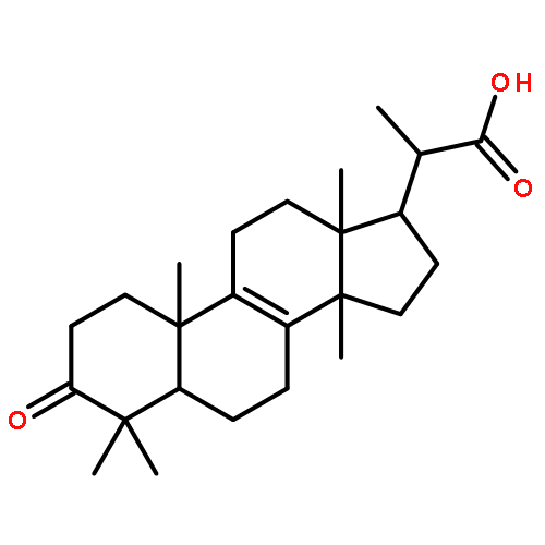 Pregn-8-ene-20-carboxylicacid, 4,4,14-trimethyl-3-oxo-, (5a,20S)- (9CI)