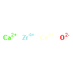 Calcium cerium zirconium oxide