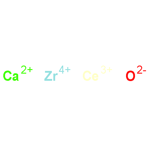 Calcium cerium zirconium oxide